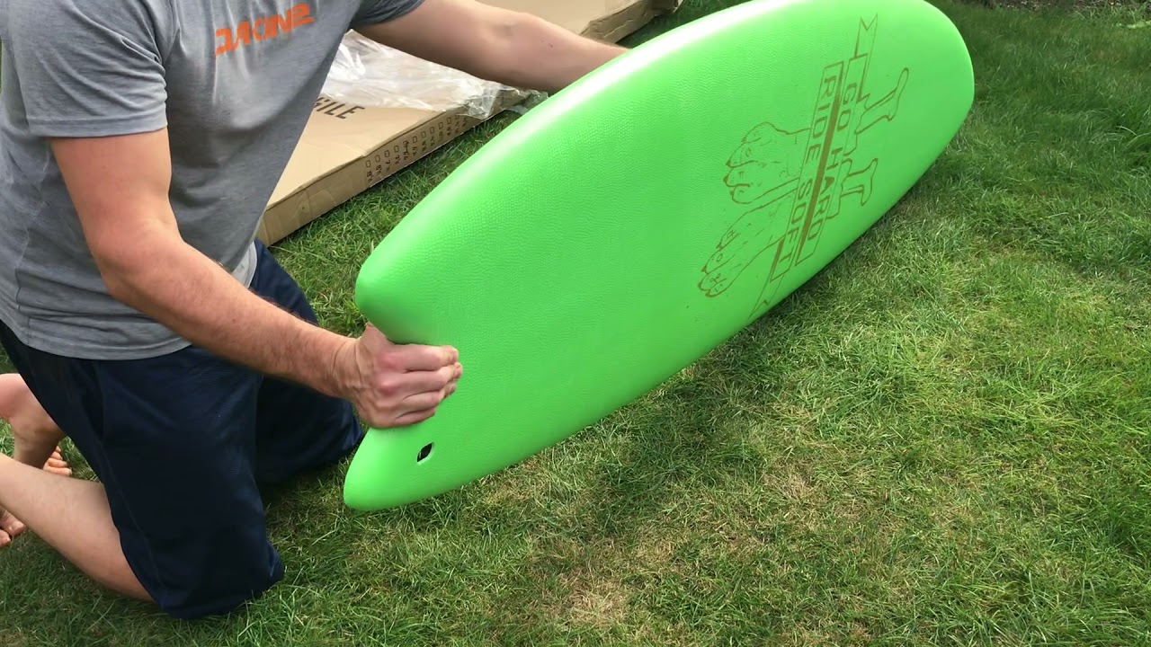 Hyped Sports - Softdog 6'6” Boxer 55L Kennel Soft Top Board Surfboard - Unboxing