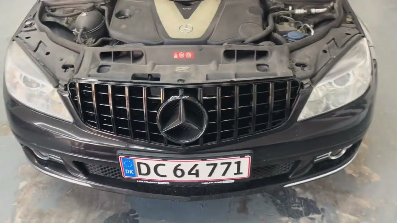 w204 retrofit grill removal and install , Mercedes Benz C class 2009-2013
