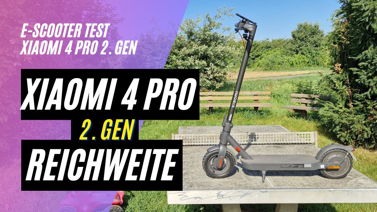🛴 XIAOMI 4 PRO 2nd Gen. 🏆 Reichweitentest (48V; 10,2AH; 400W)