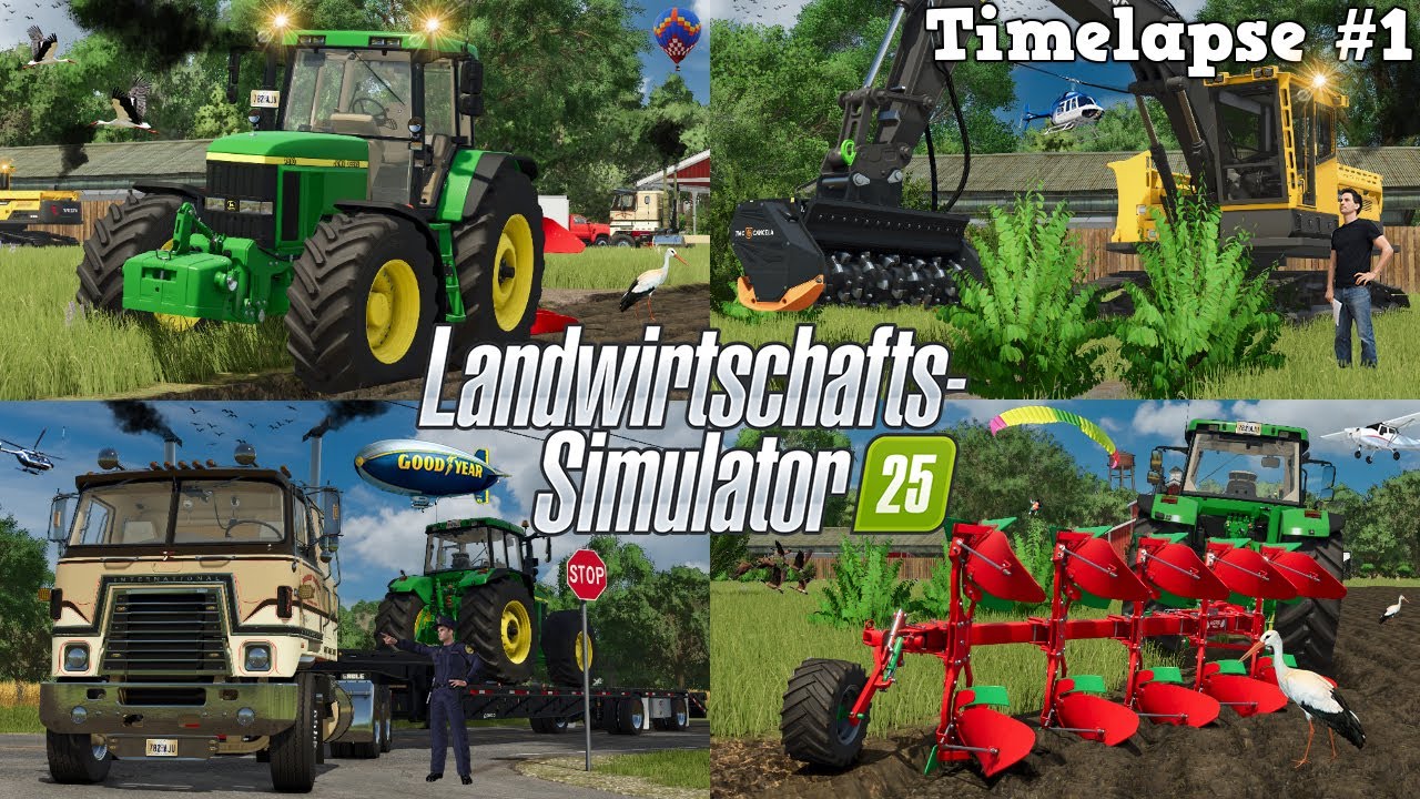 BESUCH einer VERLASSENEN und VERWILDERTEN FARM in RIVERBEND SPRINGS! 😱🌳🚜💨 | [LS25] - Timelapse #1