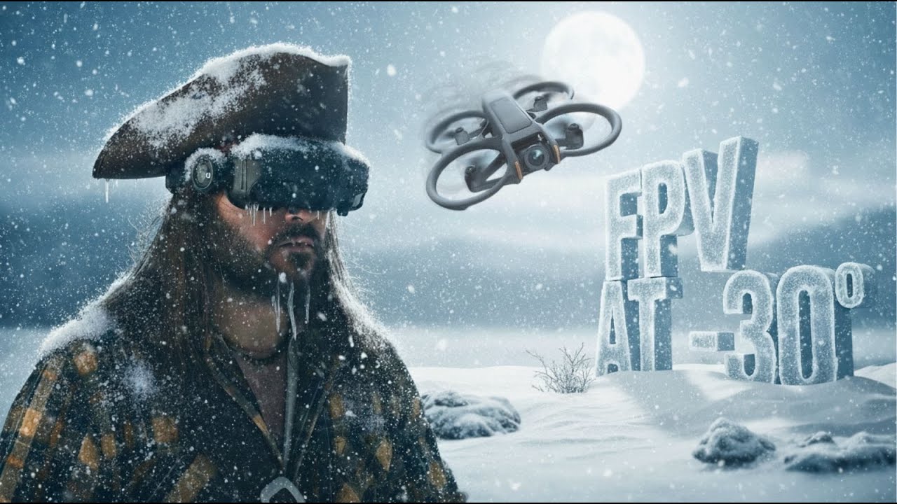 DJI AVATA 2 | Cinematic FPV in Extreme Cold (-30°C Arctic Adventure)