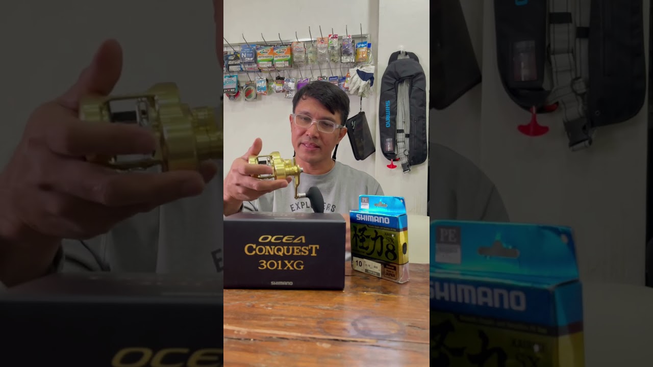 Unboxing Reel Shimano Baitcast Ocea Conquest 301XG