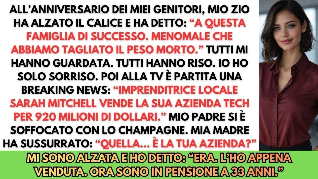 Abbiamo eliminato il peso morto”, dissero a cena — poi la TV mostrò il mio nome