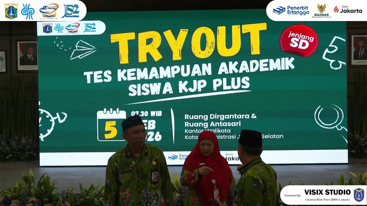 Try Out TKA Penerima KJP Plus Jenjang SD - Kota Administrasi Jakarta Selatan