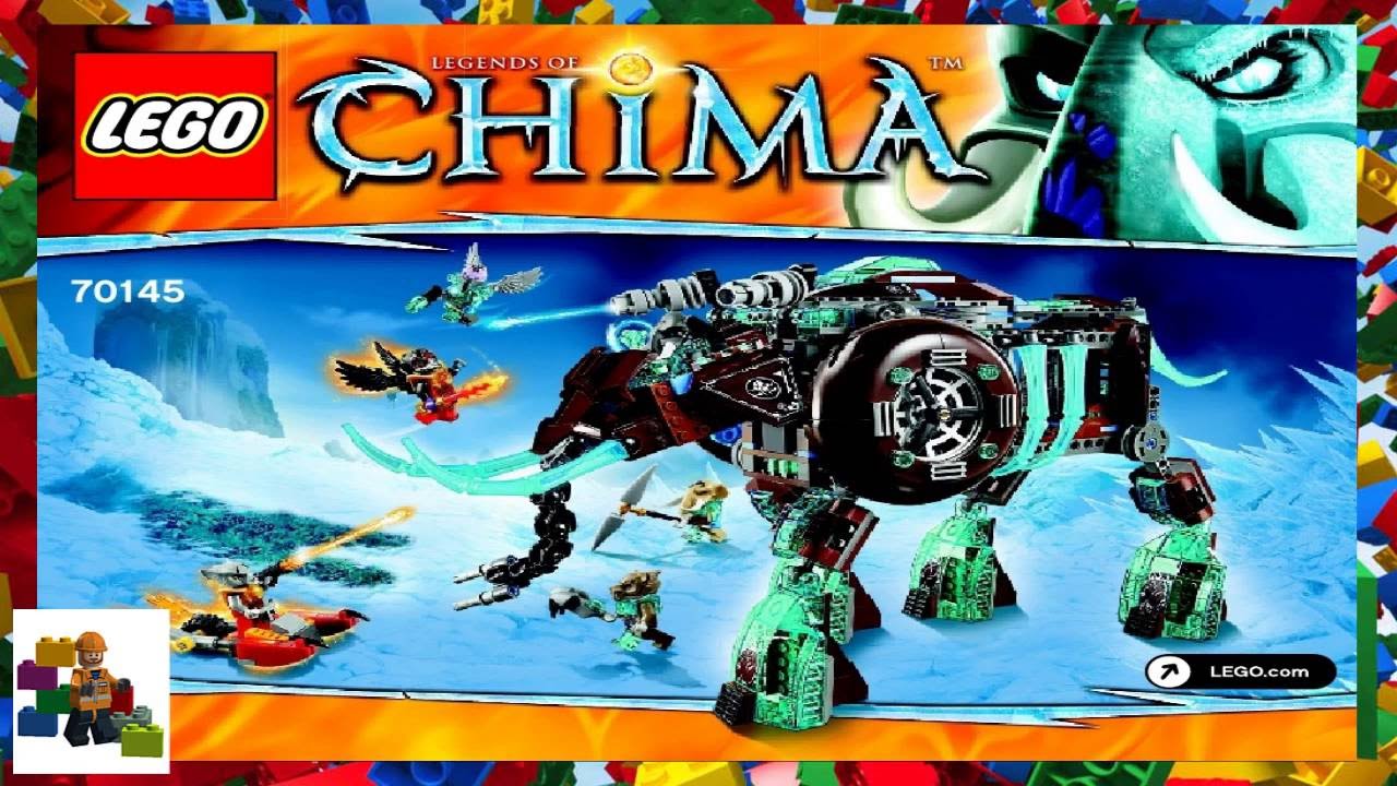 LEGO instructions - Chima - 70145 - Maula's Ice Mammoth Stomper (Book 2)