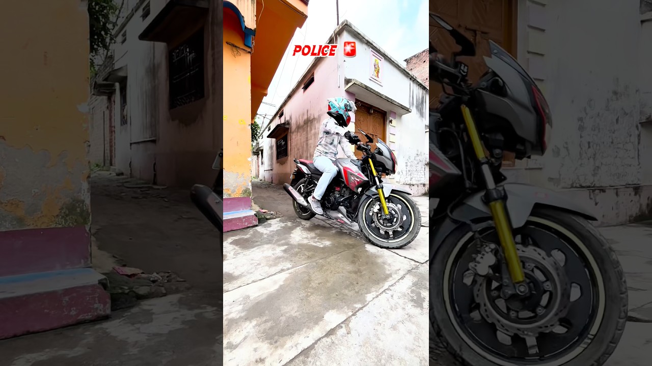 Police 🚨 #viral #viralshorts #shorts #police #youtube #policeaction #rider #bike ￼￼