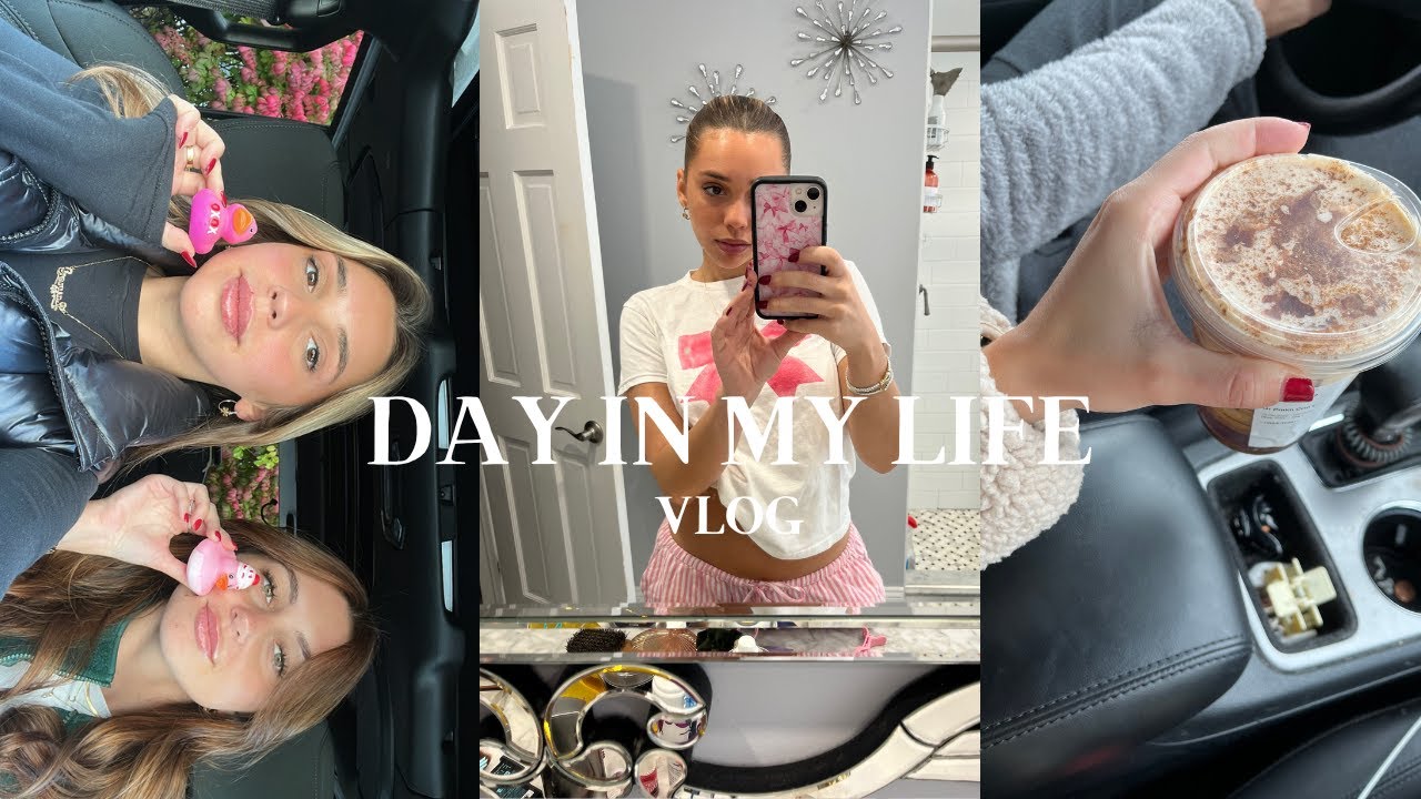 day in my life....(glow up edition)(i got lip filler)