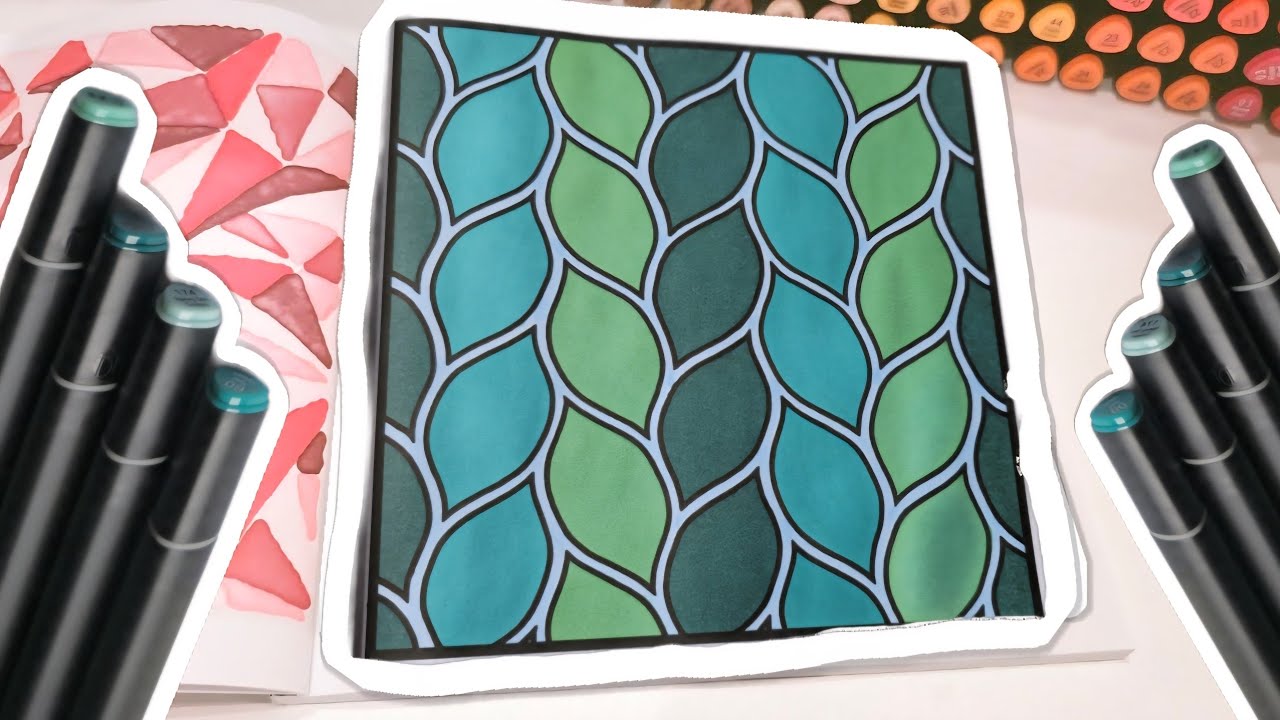 ​🌿🎨 11-Min Botanical Bliss: A Garden of Patterns!