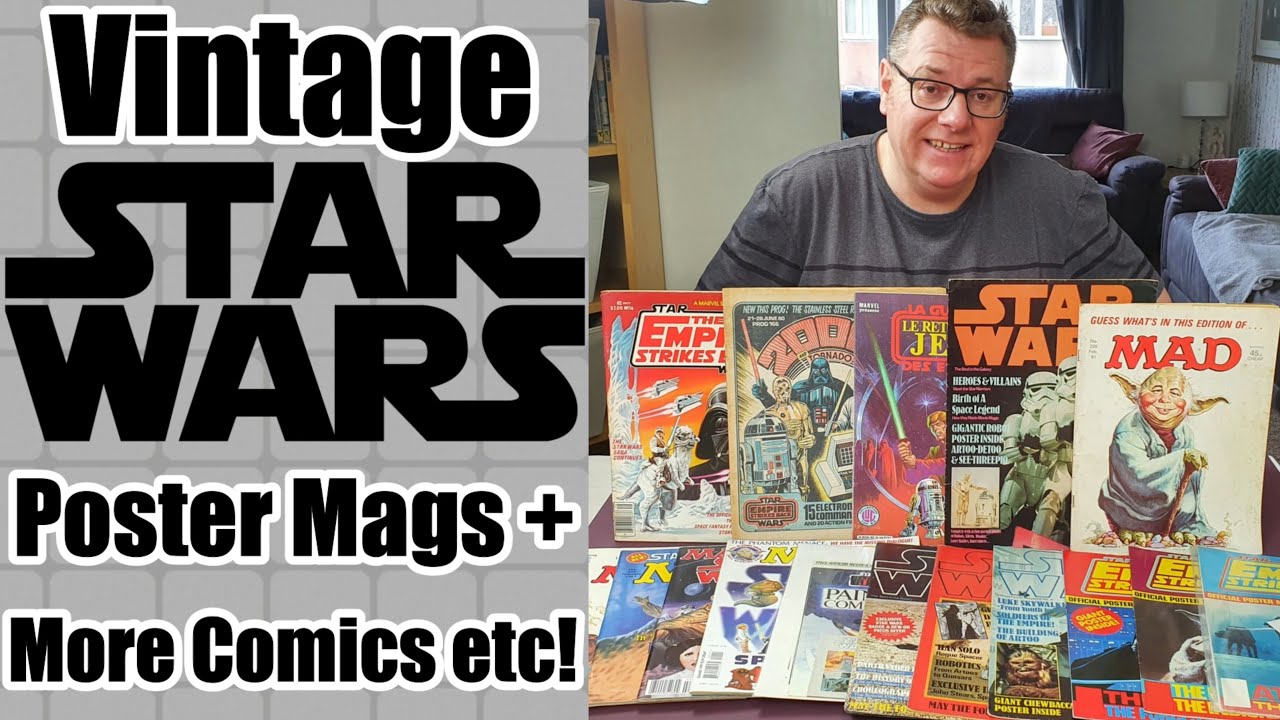 Винтажные постеры «Звездных войн» — журналы Mad Magazines плюс листовки Palitoy!