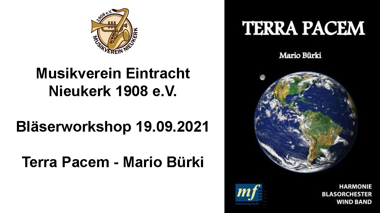 Terra Pacem - Komponist und Dirigent: Mario Bürki
