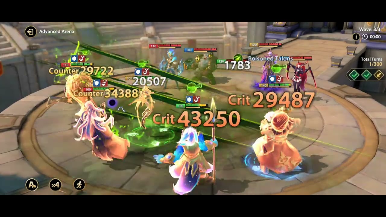 Infinite Magic Raid arena with Dario E1