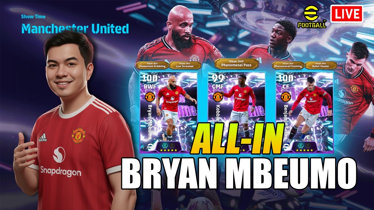 🎮 LIVE eFootball 2026 Indonesia | ALL IN BRYAN MBEUMO 😱