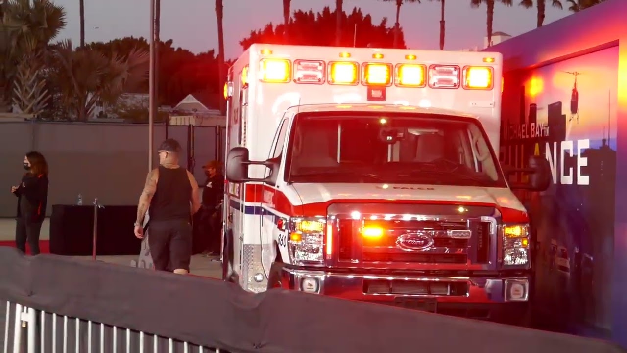 Ambulance Premiere Academy Museum Los Angeles California USA April 4, 2022 Jake Gyllenhaal Eiza