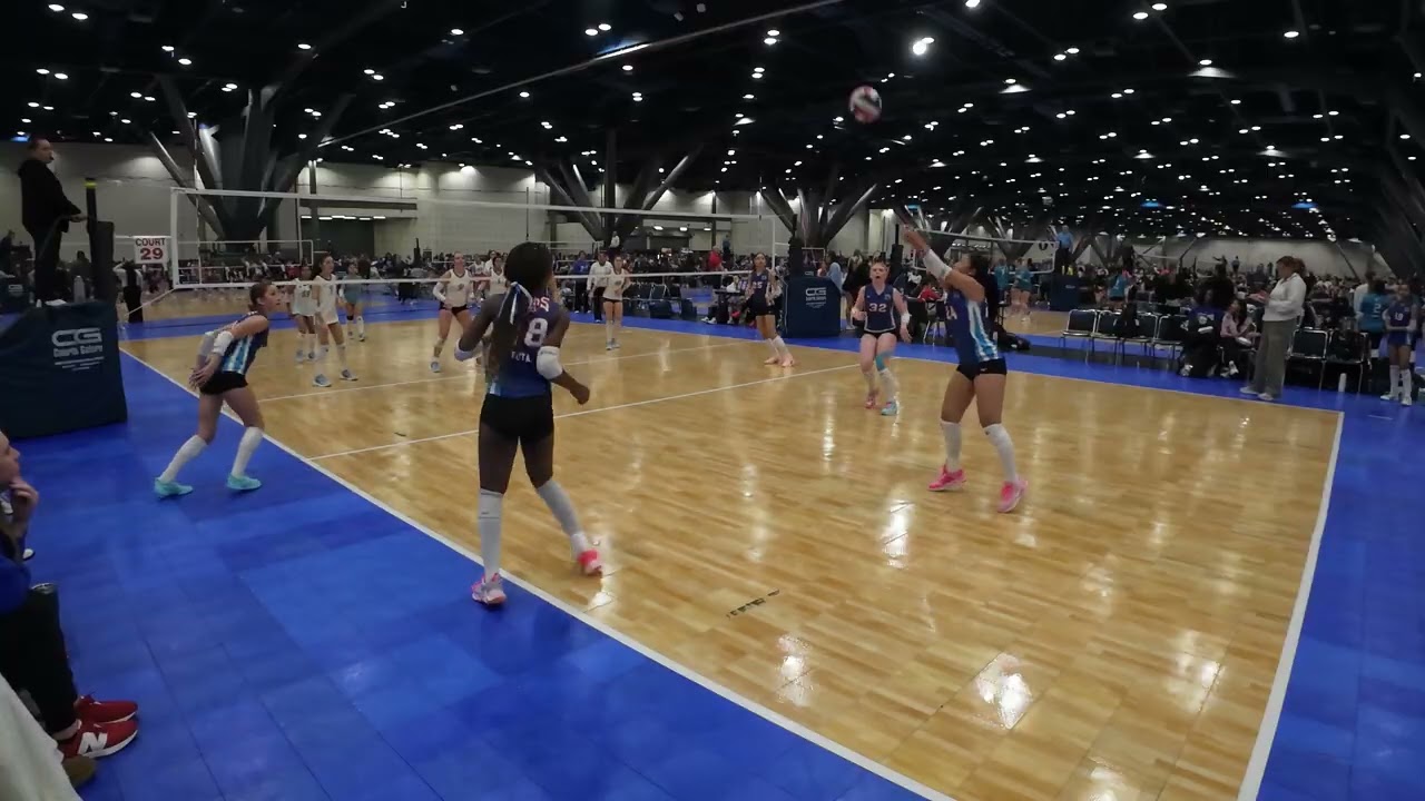 Day 2. TOV 14U Navy vs SA Juniors 14 Carolina. Set 3