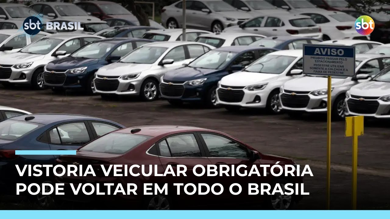 Projeto no Congresso pode tornar vistoria veicular obrigatória no Brasil | #SBTBrasil