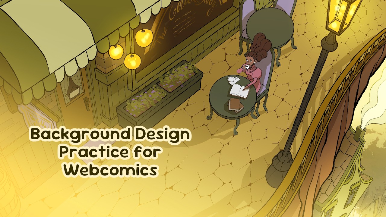 Drawing an Environment for my Webtoon!