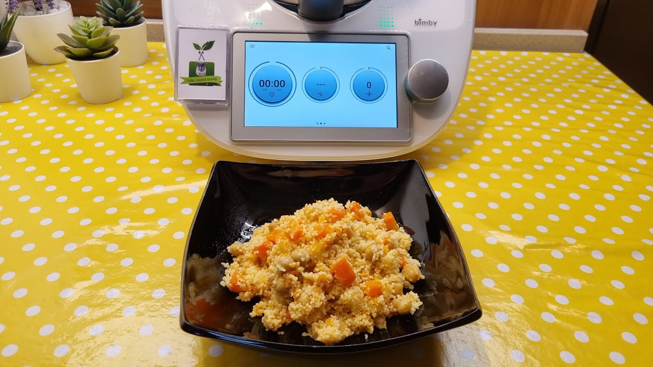 Cous Cous con zucca e ceci per bimby TM7 TM6 TM5 TM31