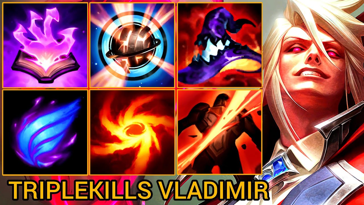 This Is How To Play Vladimir, Easy Triplekills - China Wild Rift Highlights By Tiarty