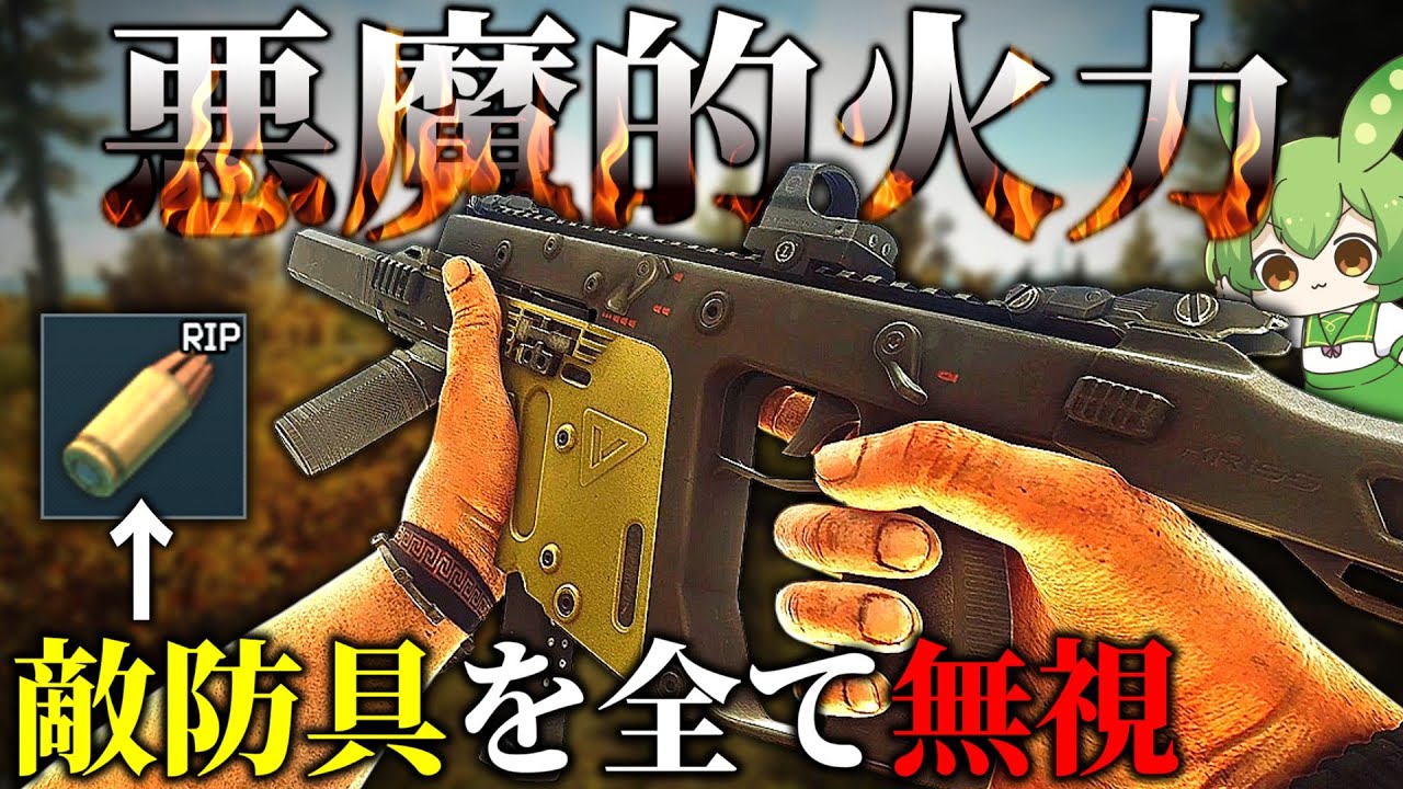 【EFT】相手の装備ガン無視！RIP白ベクターの理不尽を見よ【ずんだもん】【タルコフ】