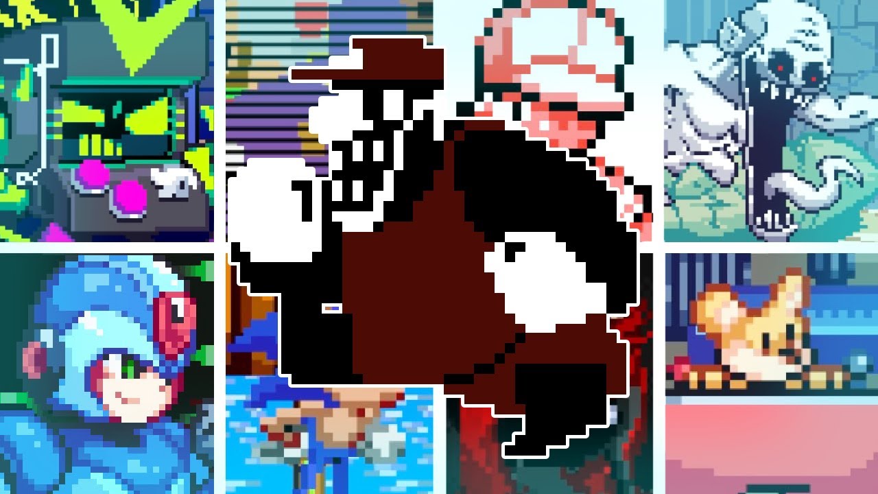GAME OVER but Every Turn a Different Character Sings🎙 (FNF Game Over but Everyone Sings It)