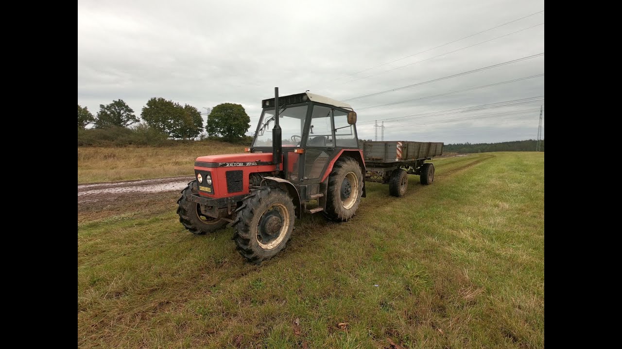 Mildovo FarmVlog #10 - Odvoz hnoje, Zetor 7745