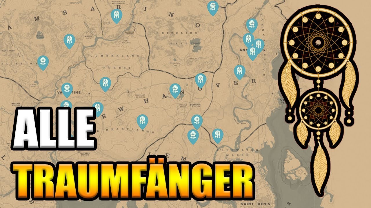 Alle Traumfänger Locations Red Dead Redemption 2 - Uralte Pfeilspitze