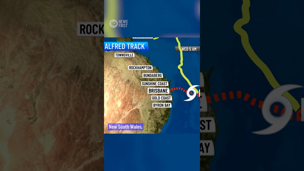 Cyclone Alfred Update: Storm Approaches Australian Coast | 10 News First