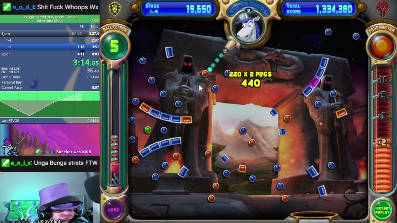 Peggle World of Warcraft Any% - 7:57