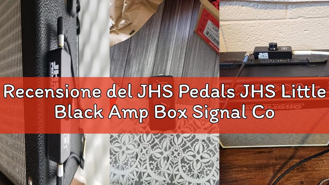Recensione del JHS Pedals JHS Little Black Amp Box Signal Converter