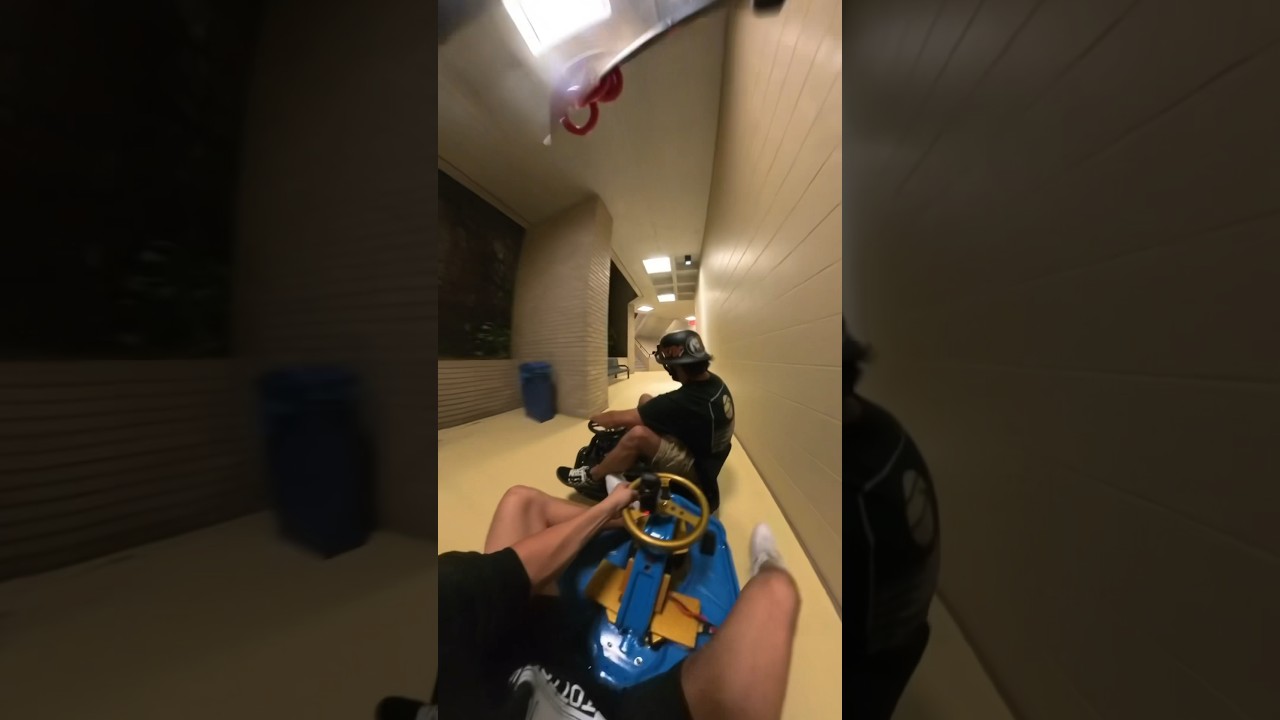 I sent him into the wall 🥴 #crazycart