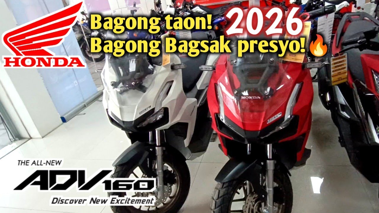 Laki ng Binaba ng presyo!  Honda ADV160 2026 Price update!