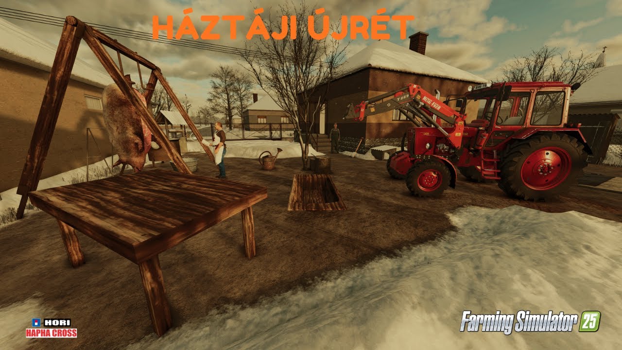 DISZNÓVÁGÁS AZ ÖREGNÉL🐖❗- HÁZTÁJI ÚJRÉT - Farming Simulator 25🌾11.RÉSZ
