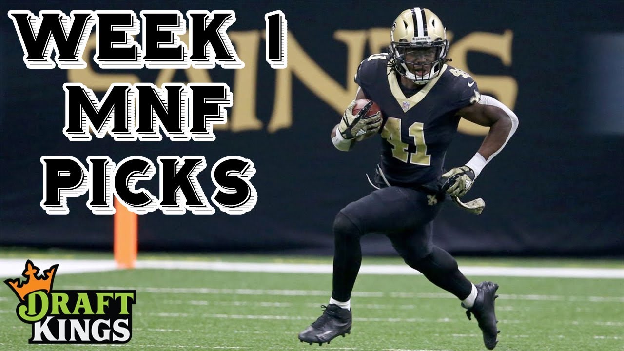 DraftKings NFL Week 1 Monday Night Football Picks + Lineup Builds!