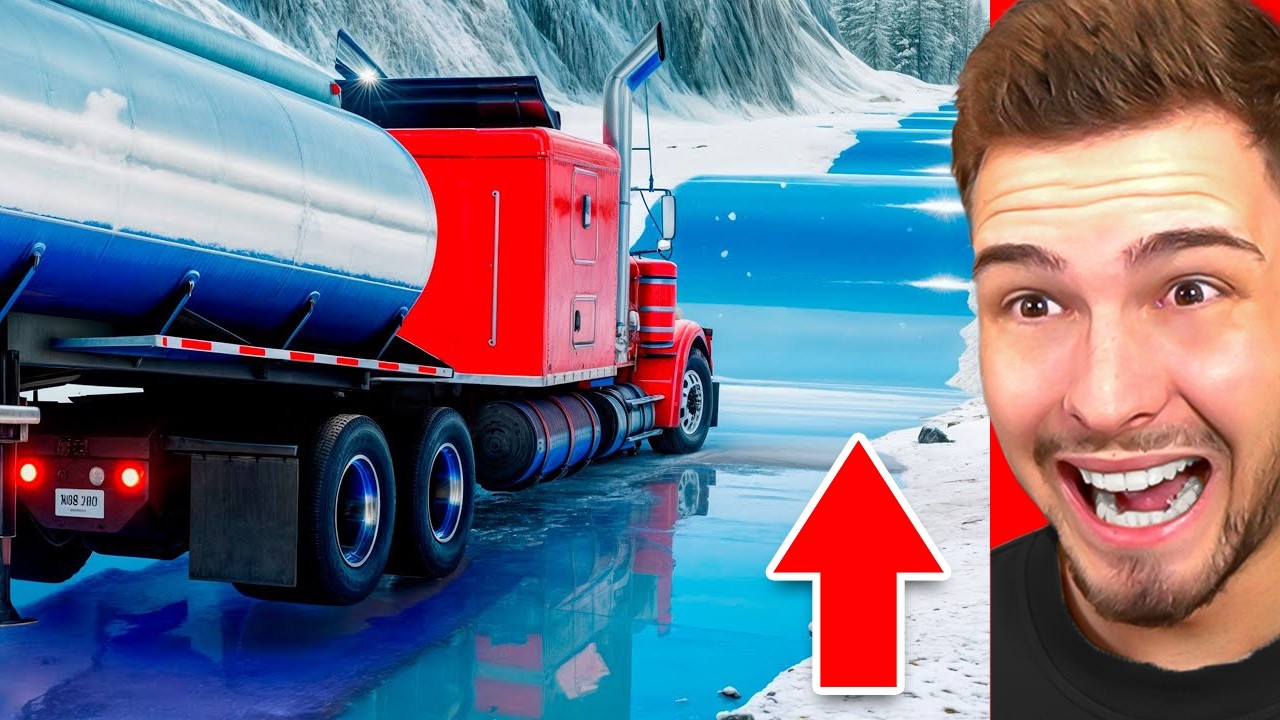 40 TONNEN LKW vs. EIS PARKOUR! (BeamNG)