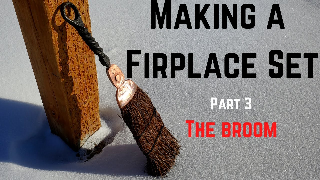 Blacksmith Forging the Perfect Fireplace Broom