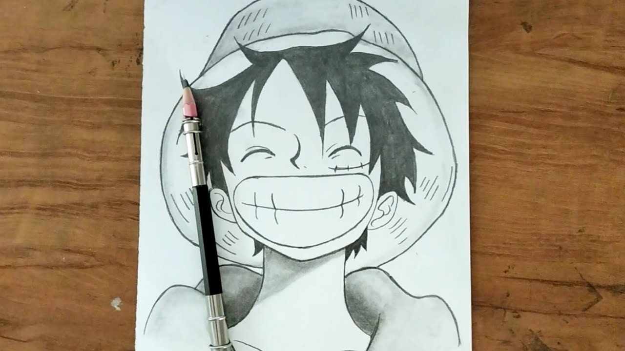 Как нарисовать Монки Д. Луффи шаг за шагом || Как нарисовать Луффи из One Piece 🧩