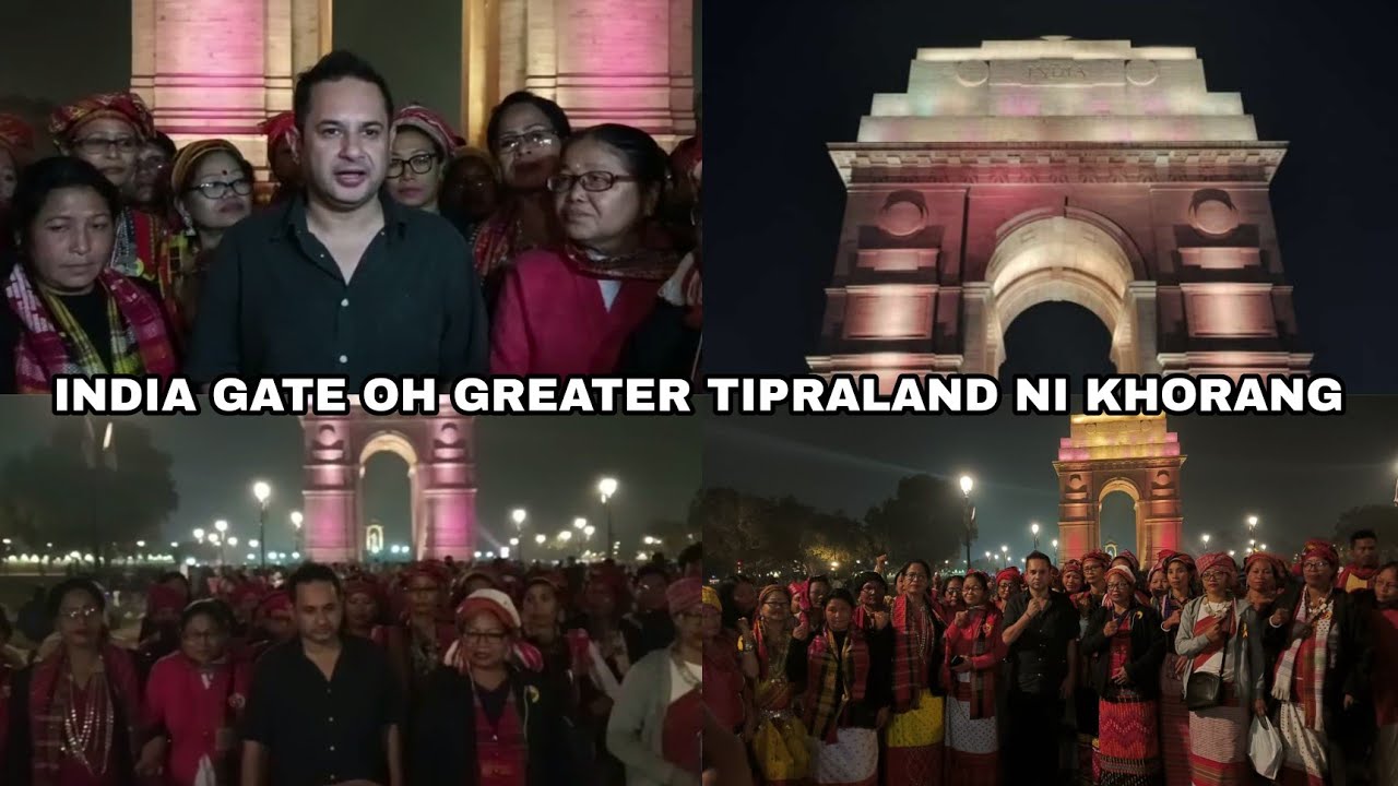 "INDIA GATE" OH BO GREATER TIPRALAND NI KHORANG BUBAGRA TAI BWRWI BUMA BODOL NI KHUKTWI
