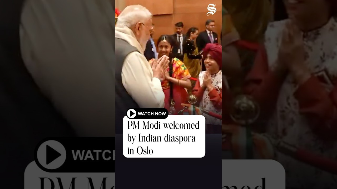 PM Modi receives warm welcome from Indian diaspora with cultural performance in Oslo