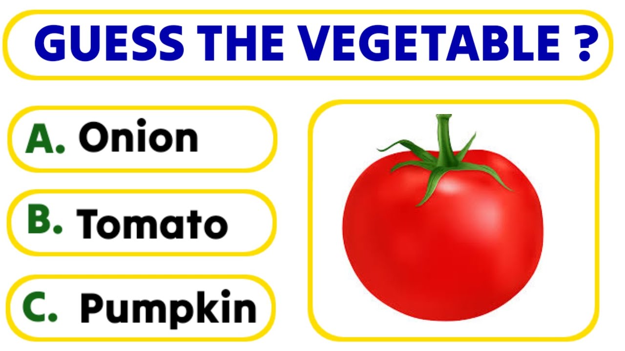 VEGETABLE QUIZ | Vegetables name | Vegetables name in english | Quiz | Learn vegetable | 