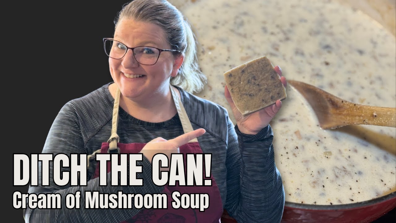 Домашний грибной крем-суп (готов к заморозке и использованию по рецепту!)