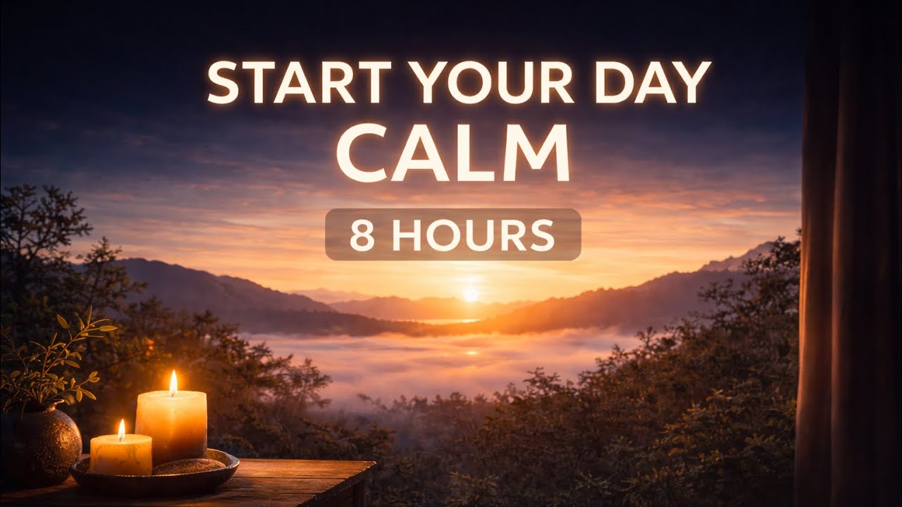 Start Your Day Calm | 8 Hours Brown Noise for Focus & Productivity (Black Screen)
