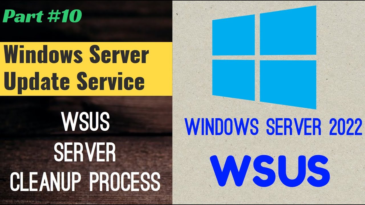 Как очистить сервер Microsoft WSUS | Windows Server 2022