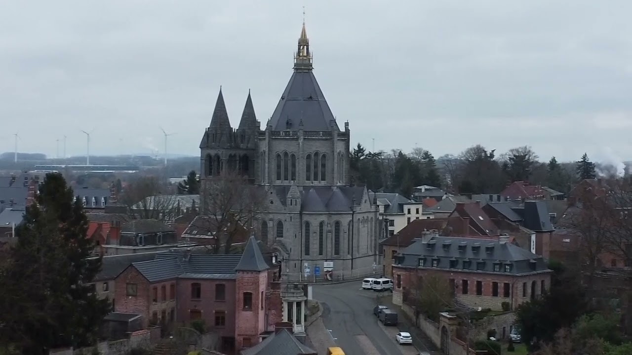 DJI  basilique notre dame de Bonsecours péruwelz