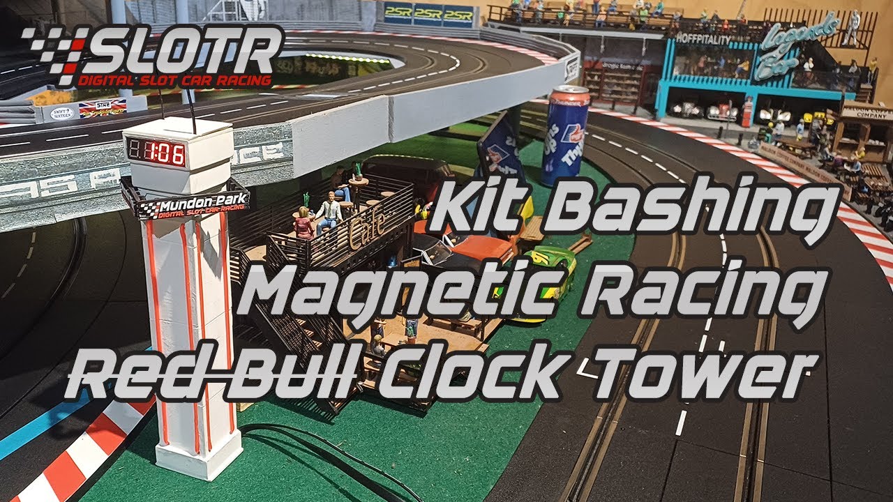 Kit Bashing Magnetic Racing Red Bull Totem Clock Tower