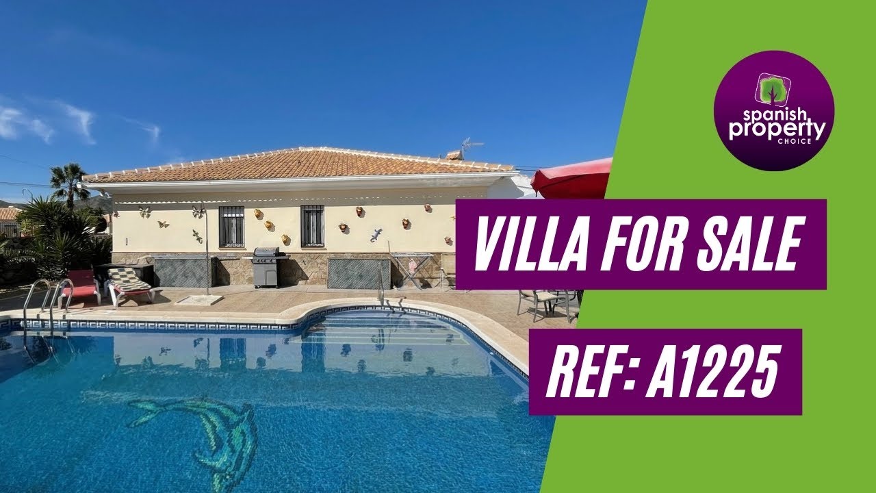 Spanish Property Choice Video Property Tour - Villa A1225 Arboleas, Almeria, Spain 229,000&euro;