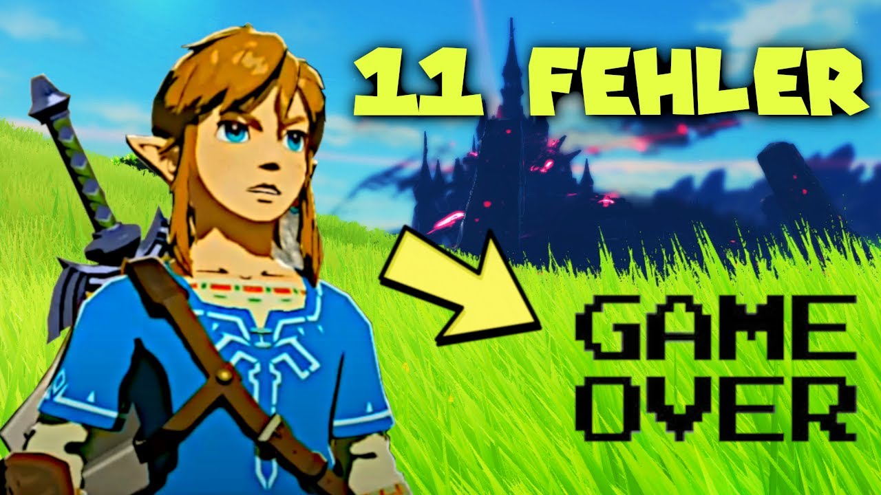 11 typische ANFÄNGERFEHLER in ZELDA BREATH of the WILD🤣 // Zelda BotW German !
