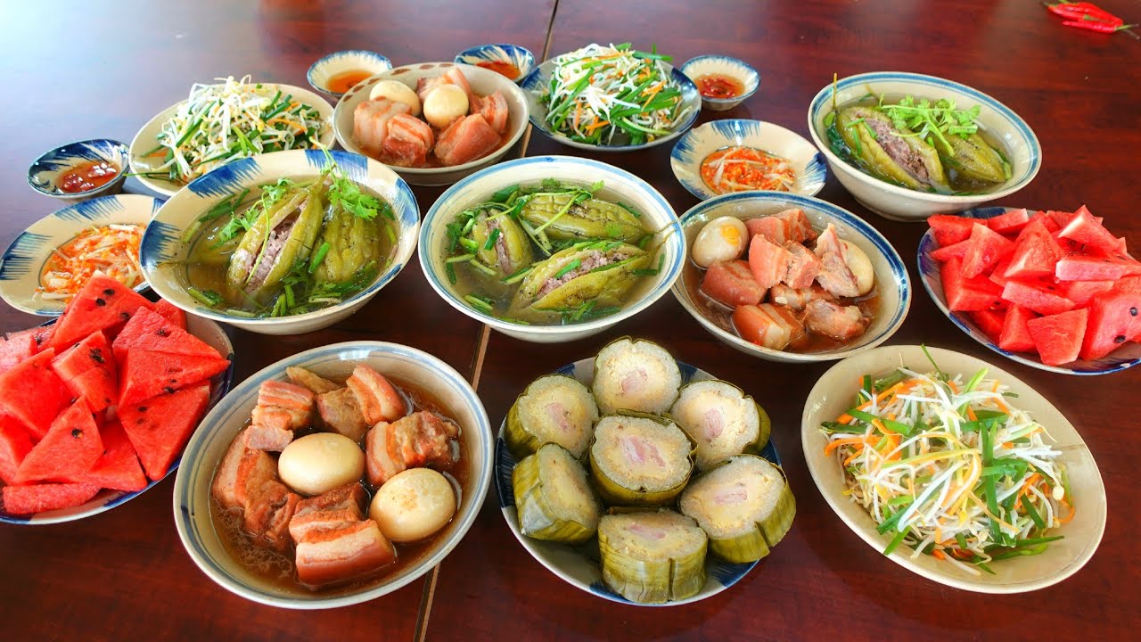 Xuân Về Bồi Hồi Nhớ Tết Quê Xưa • Thịt Kho, Dưa Giá, Canh Khổ Qua Hầm | MTQH