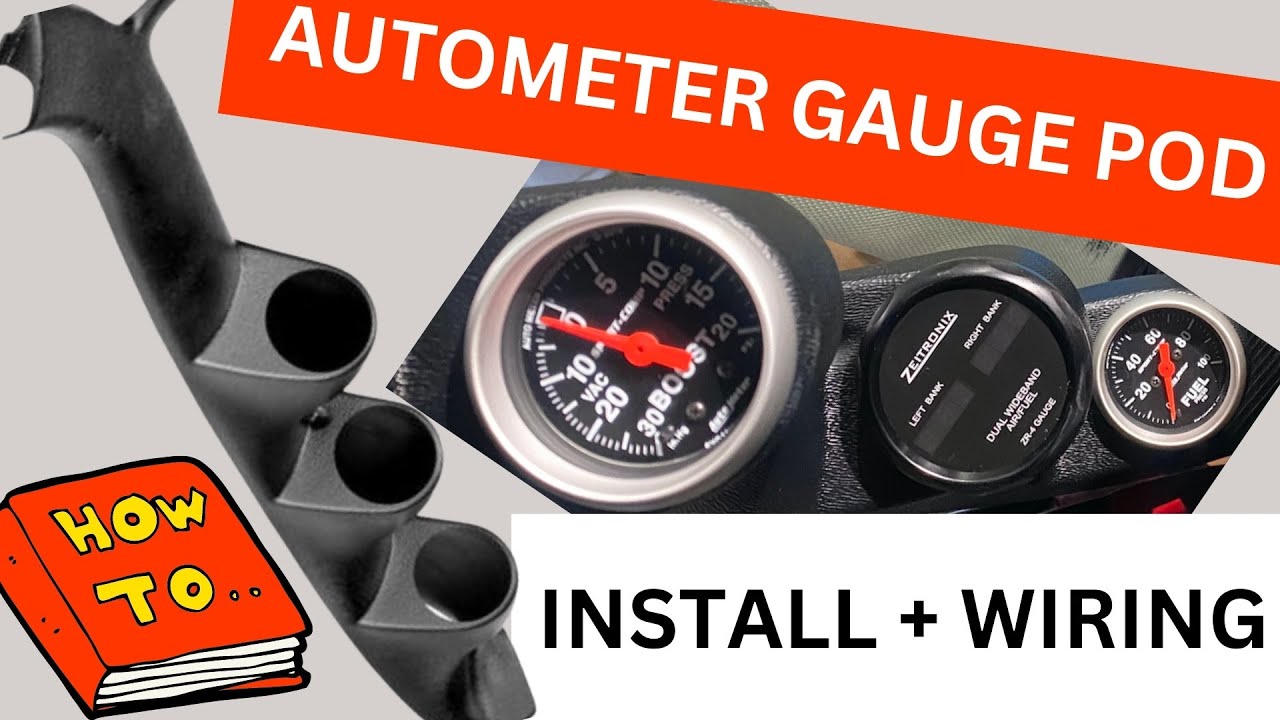 How to Install Gauge Pillar Pod