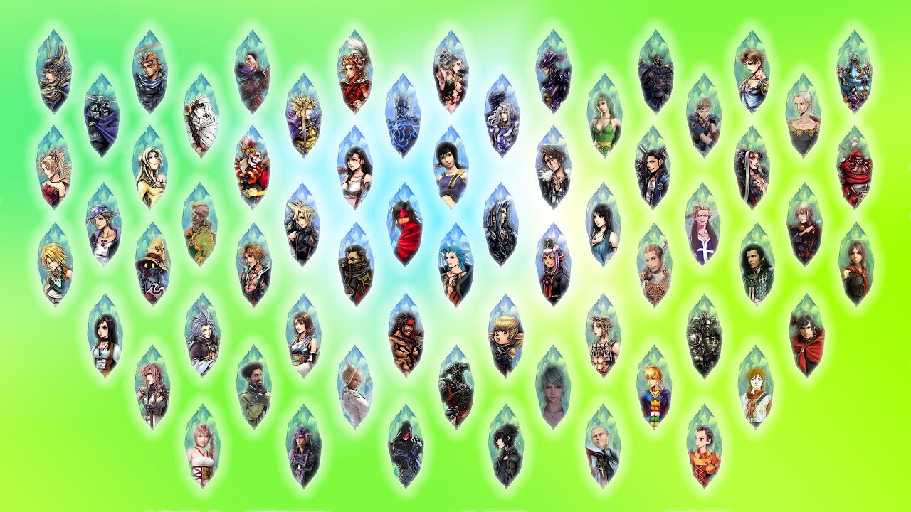 Dissidia Final Fantasy AC Roster