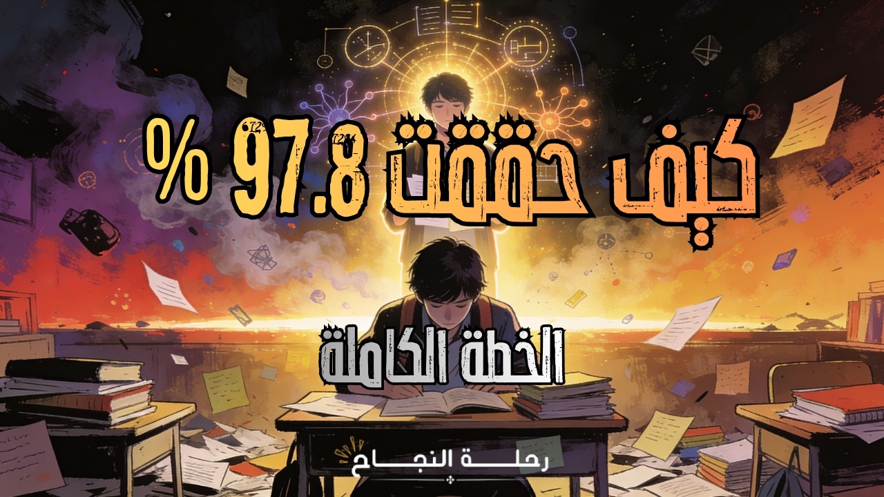 كيف تذاكر للثانوية العامة | الخطة اليومية التي رفعت معدلي إلى 97.8%